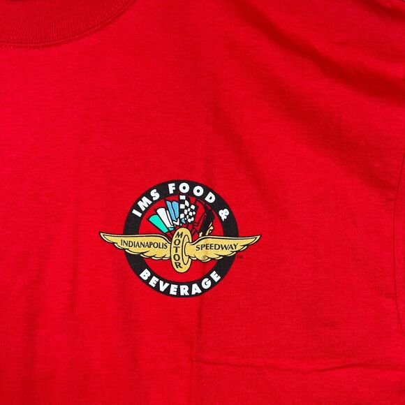 2001 Indy 500 Indianapolis Motor Speedway IMS Food & Beverage T Shirt VTG sz M - Picture 2 of 5
